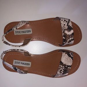 Steve Madden snake sandals